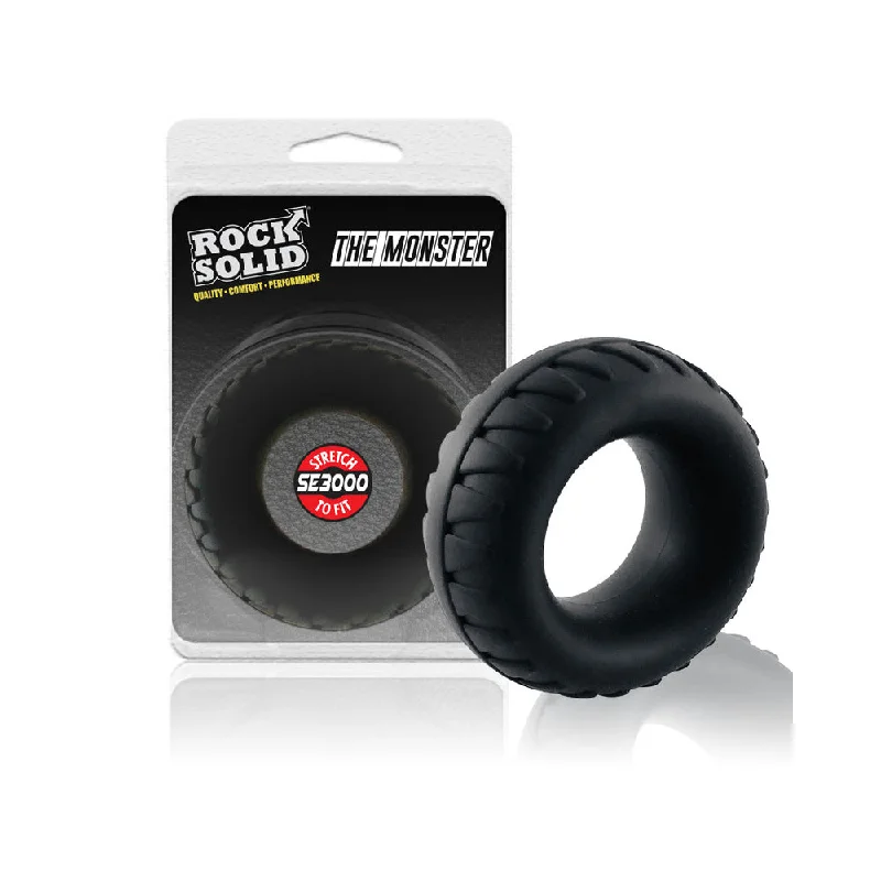 adult toys for discreet relaxation time-Rock Solid Monster Black