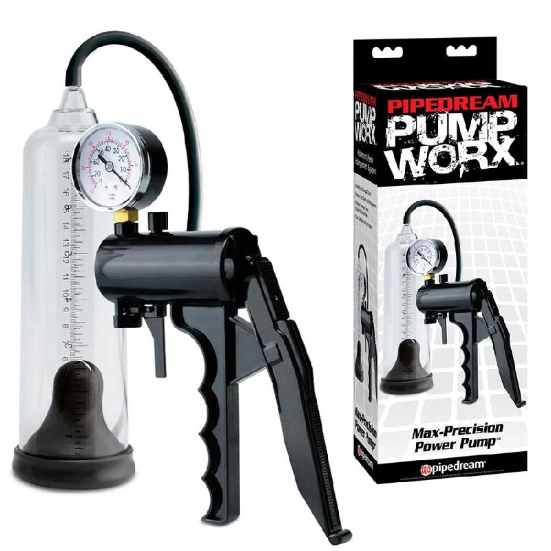 adult toys with durable settings design-Max Precision Penis Pump & Gauge | Professional Male Enhancing Power Pump Kit