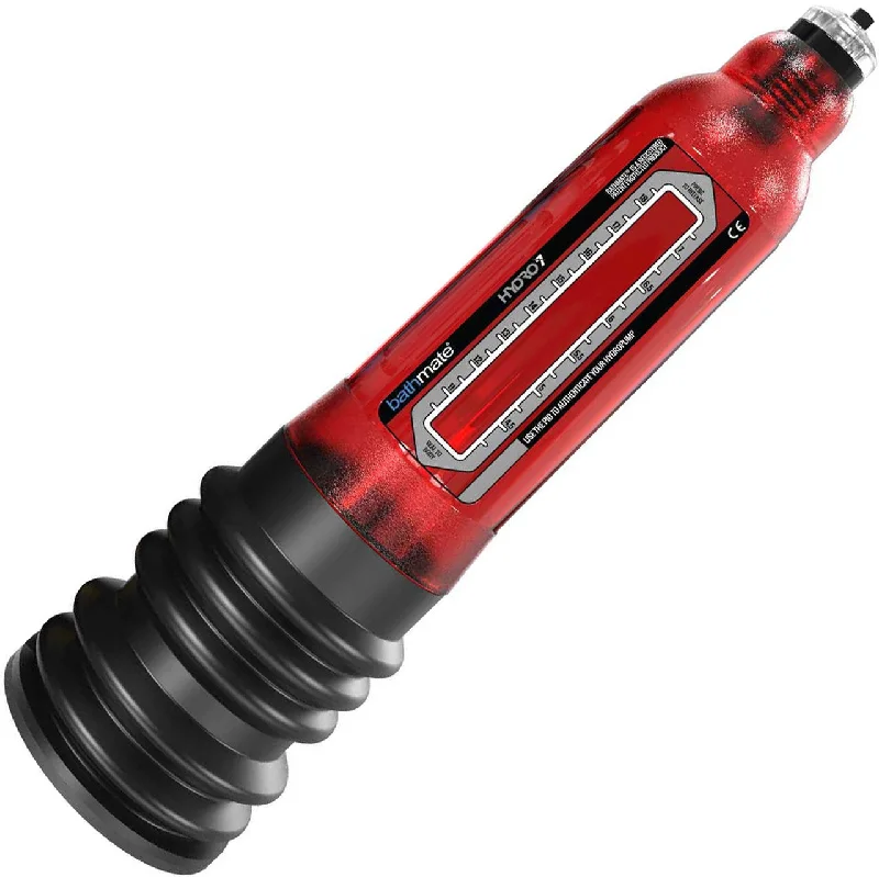 adult toys for couples bonding-Bathmate Hydro7 Penis Enlargement Device - Brilliant Red