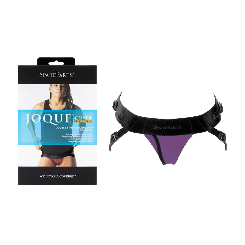 adult toys for sensual pleasure-SpareParts Joque Cover Underwr Harness Purple (Double Strap) Size A Nylon