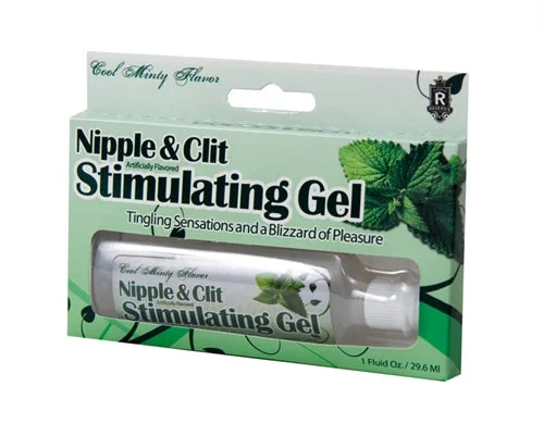 adult toys with premium silicone-Nipples and Clit Stimulating Gel - Mint