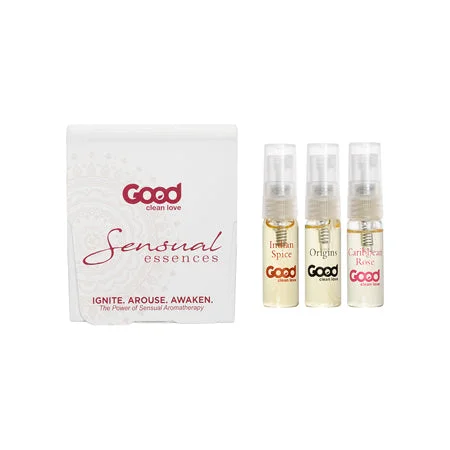 adult toys with wireless texture finish-Good Clean Love Sensual Essences Love Oil Kit