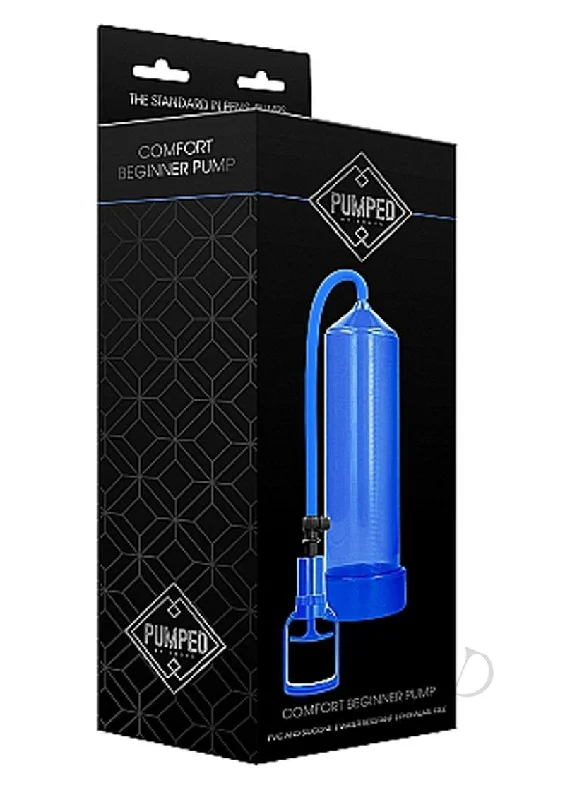 adult toys discreet shipping-Pumped Comfort Beginner Pump Blue