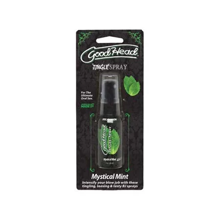 adult toys with adjustable vibration-GoodHead - Tingle Spray - Mint - 1 fl. Oz.