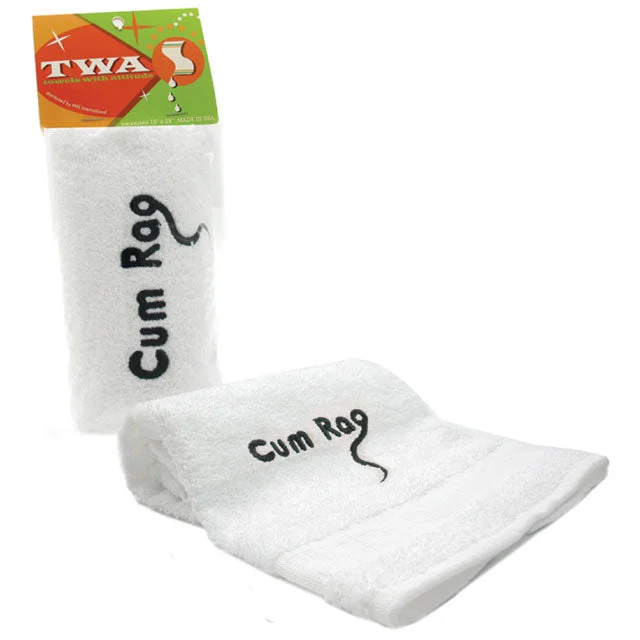 adult toys with heat settings-Towels With Attitude - Cum Rag