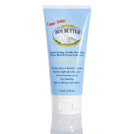 adult toys with flexible tip design-Boy Butter H2O 6oz Tube