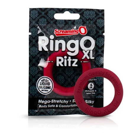 adult toys with texture-Screaming O RingO Ritz XL - Red