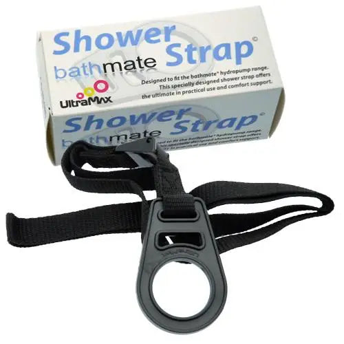 adult toys for couples bonding-Bathmate Black Shower Strap Accessory for Penis Pump