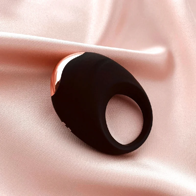 adult toys for sensory enjoyment-Luca Vibrating Penis Ring Black