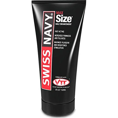 adult toys for personal fun time-MaxSize Enhancement Cream 5 oz. Black Tube