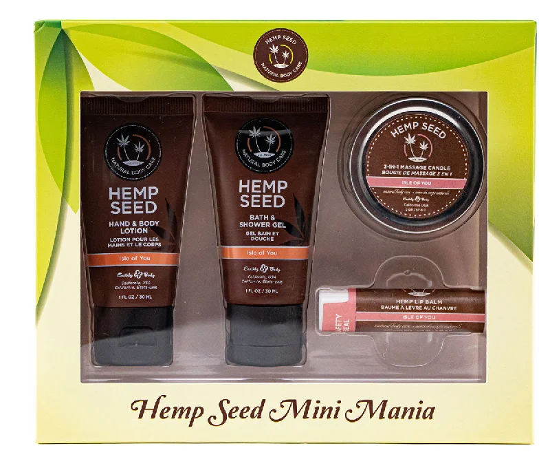 adult toys stylish design-Hemp Seed Mini Mania Travel Set - Isle of You