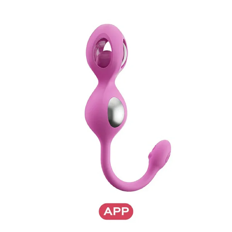 adult toys for discreet pleasure time-Elektra App-Enabled E-Stim Kegel Trainer Kit -Pink