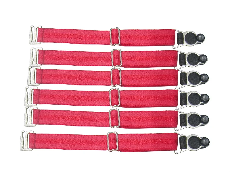 adult toys with ergonomic texture settings-Suspender Clips In Red