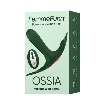 adult toys for weekend intimacy-FemmeFunn Ossia Dark Green