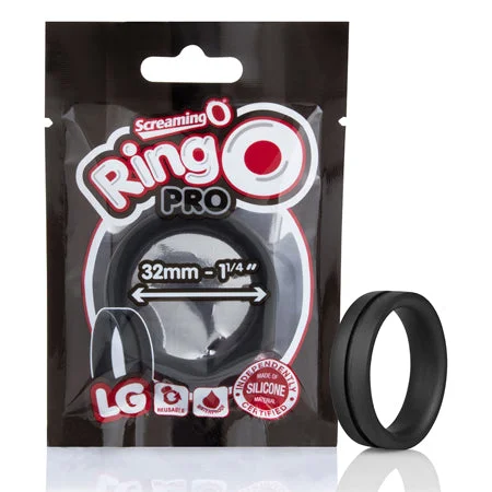 adult toys with adjustable intensity-Screaming O RingO Pro Lg Black