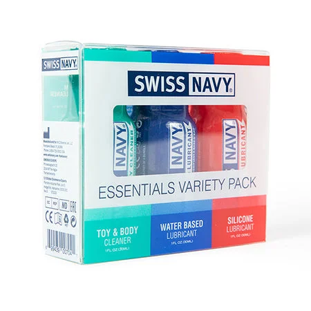 adult toys for couples wellness-Swiss Navy Essentials Variety Pack 3-Piece 1 oz.