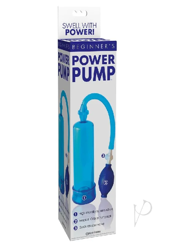 adult toys for intimate relaxation time-Beginners Power Pump Blue