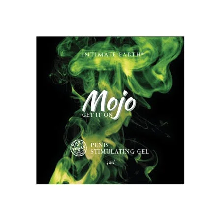 adult toys for romantic evenings-Mojo Niacin and Ginseng Penis Stimulating Gel 3 ml/0.10 oz Foil