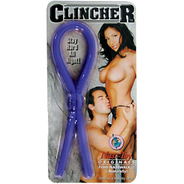 adult toys with waterproof feature-Clincher Adjustable Cock Ring (Blue)  Lasso/Bolo