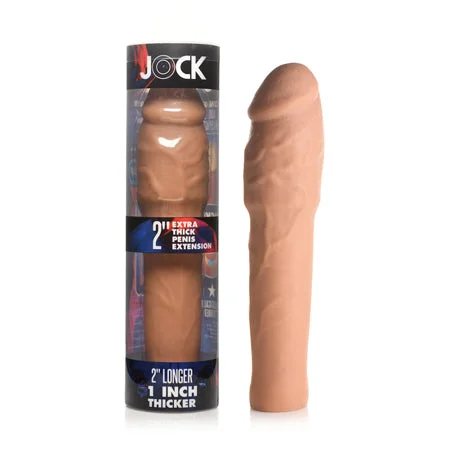 adult toys for sensual relaxation-Jock Extra Thick Penis Extension Sleeve 2 in. Medium