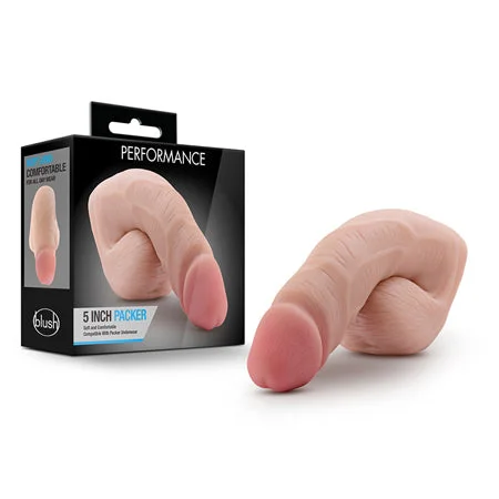 adult toys for romantic relaxation-Blush Performance 5 in. Packer Beige