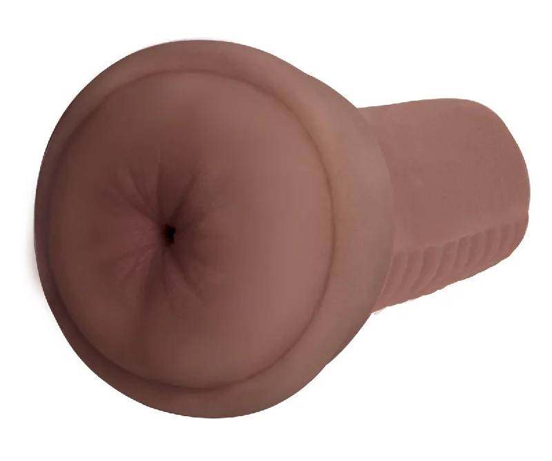 adult toys for solo pleasure-Mistress Dual Density Ass Stroker Cece Dark