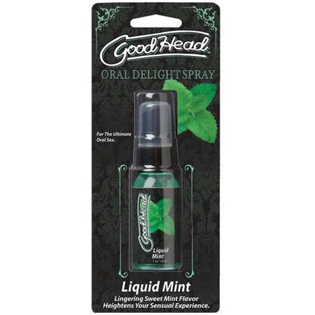 adult toys for men-GoodHead - Oral Delight Spray - Liquid Mint 1oz