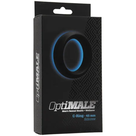 adult toys with quiet design-OptiMALE – C-Ring – 45mm Black