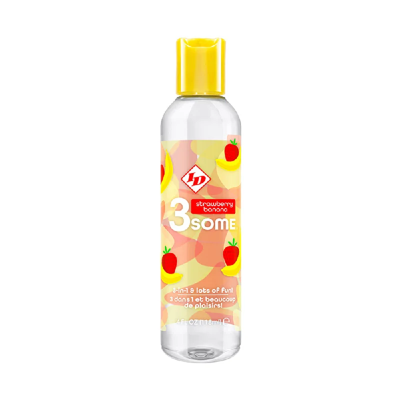 adult toys easy storage-ID 3some Strawberry Banana Water-Based Lube