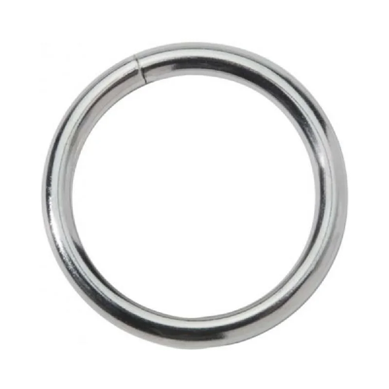 adult toys with soft silicone design-Nickel C Ring 1.75in