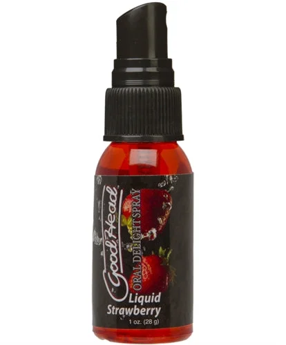 adult toys with wireless feature-Good Head Oral Delight Spray 1 Oz  - Liquid Strawberry