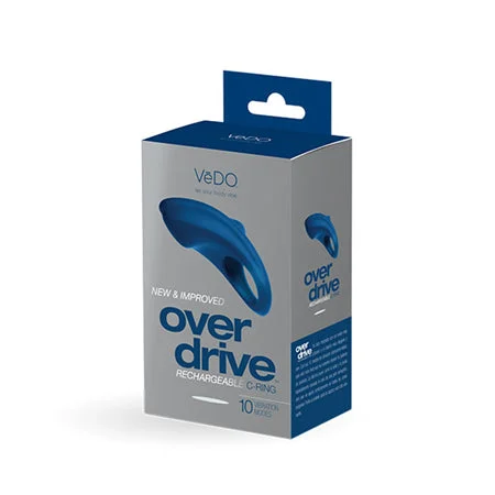 adult toys for couples enjoyment-VeDO Overdrive+ Rechargeable Vibrating Ring - Midnight Madness