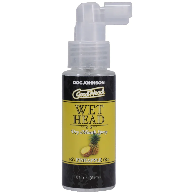 adult toys with adjustable vibration-Goodhead - Wet Head - Dry Mouth Spray - Pineapple  - 2 Fl. Oz.