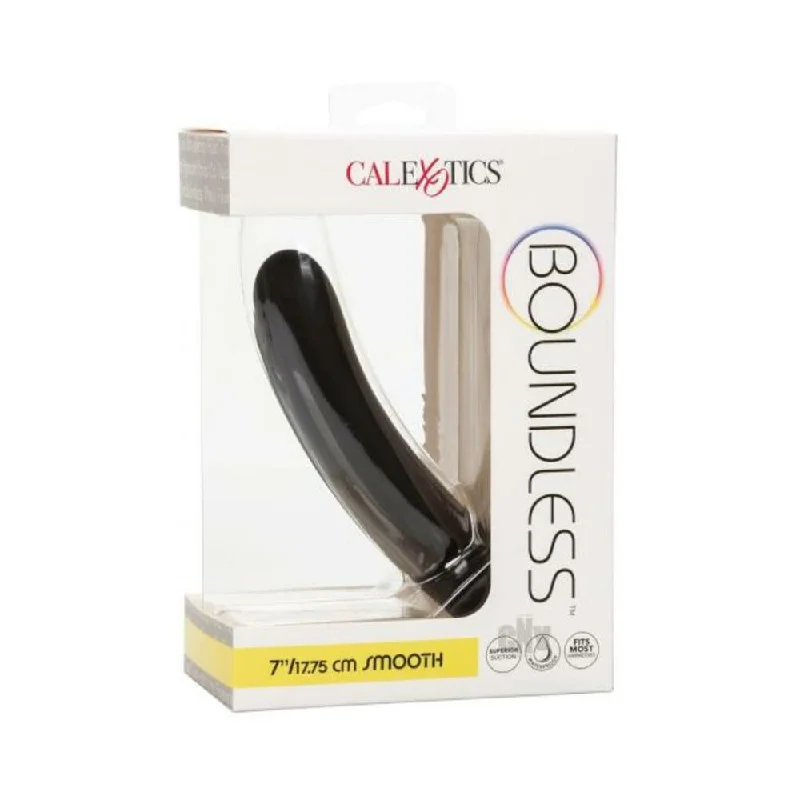 adult toys for romantic relaxation-Boundless 7" Smooth - Black