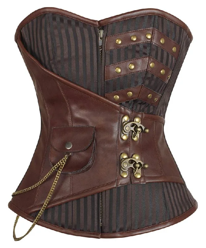 adult toys durable build-Nahtasha Brocade Steampunk Corset