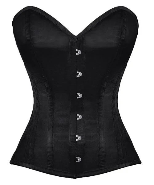 adult toys with LED lights-Perla Satin Overbust Corset