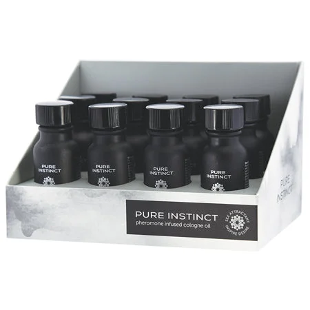 adult toys with quiet technology-Pure Instinct Pheromone Cologne Oil For Him 0.5oz Display of 12