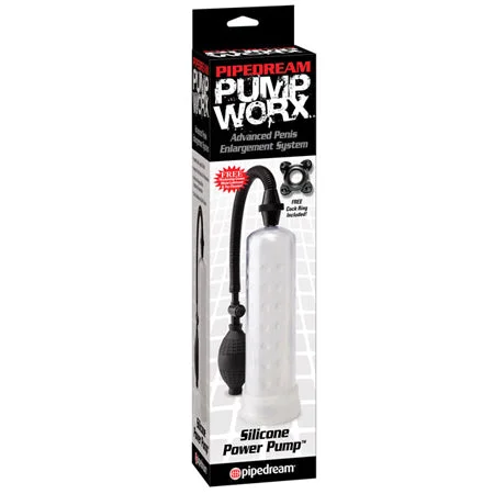 adult toys with wireless feature-Pipedream Pump Worx Silicone Power Pump Clear