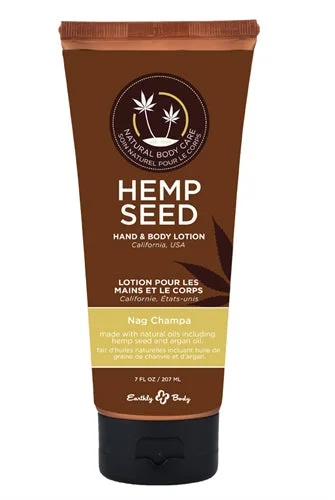 adult toys easy storage-Hemp Seed Hand and Body Lotion - 7 Fl. Oz. - Nag Champa