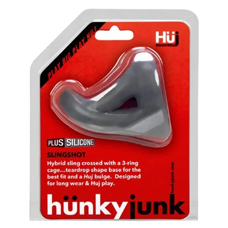 adult toys for discreet pleasure-Hunkyjunk SLINGSHOT 3 ring teardrop stone