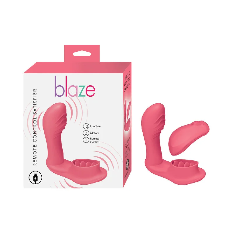 adult toys eco-friendly-Blaze Remote Control Satisfier Coral