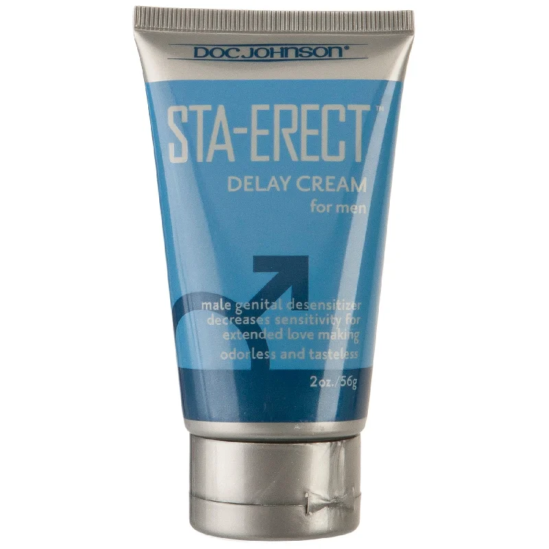 adult toys for weekend pleasure-Sta-Erect Delay Cream for Men - 2 Oz. - Bulk