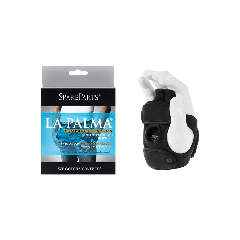 adult toys with waterproof build-SpareParts La Palma Harness - Glove Only Black Right Size M/L