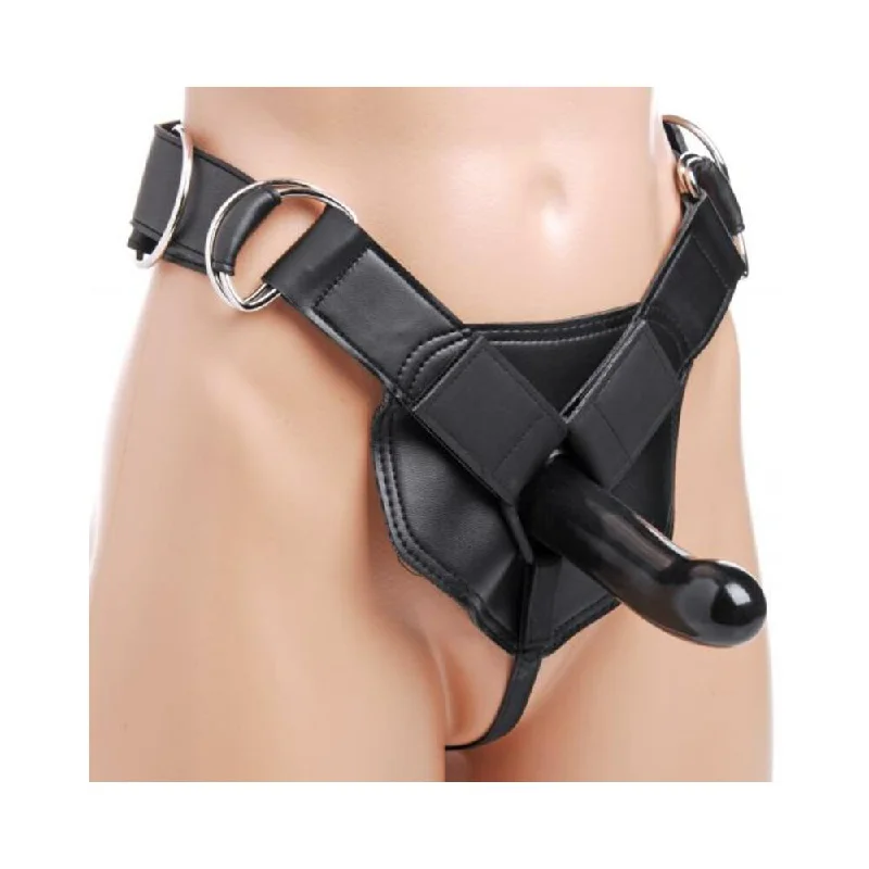 adult toys for solo wellness-Strap U Flaunt Strap On Harness System Black