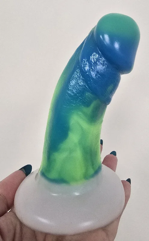 adult toys with soft design finish-ONE OF A KIND Tex Blue Green & Yellow