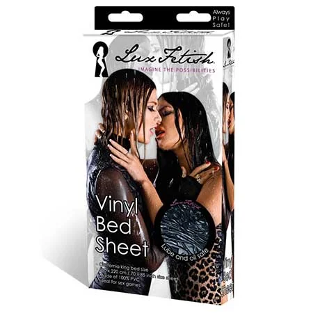 adult toys for bedroom relaxation-Lux Fetish Vinyl Bed Sheet