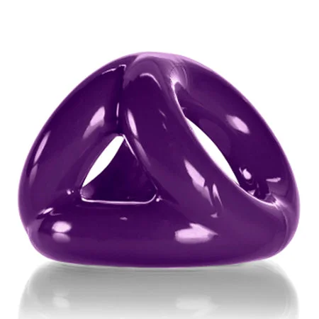 adult toys premium quality-Oxballs Tri-Sport Cocksling Eggplant