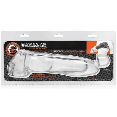 adult toys with pulse settings-FIDO Cocksheath Clear