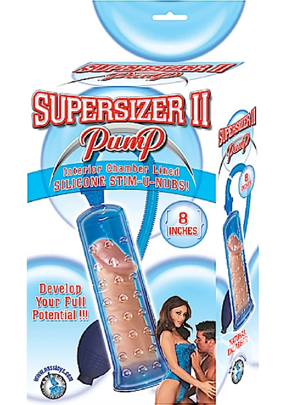 adult toys for couples relaxation time-Supersizer Ii Pump Blue