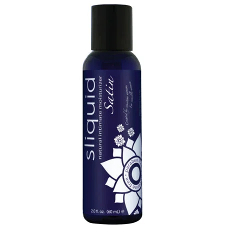 adult toys with heated finish design-Sliquid Naturals Satin Personal Moisturizer 2oz